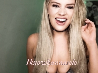 Iknowhannasolo